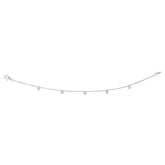 14K Gold .15Ct Diamonds By The Yard Bracelet